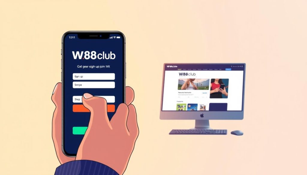ขั้นตอนการสมัคร W88club