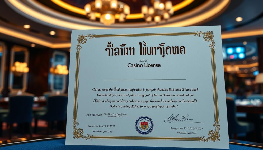 ใบอนุญาตคาสิโน