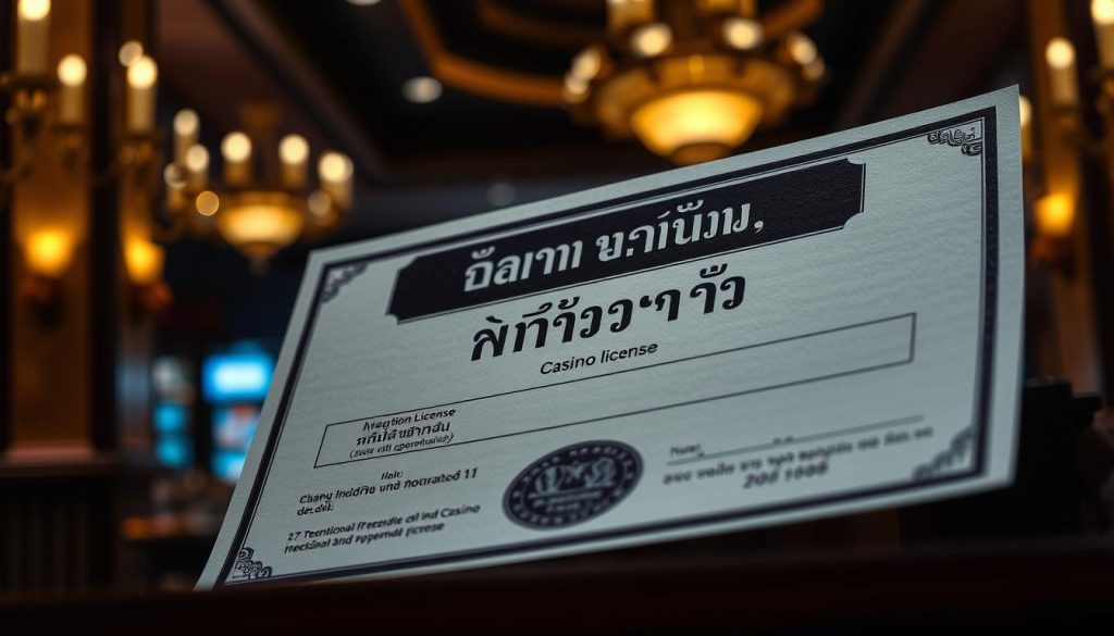 ใบอนุญาตคาสิโน